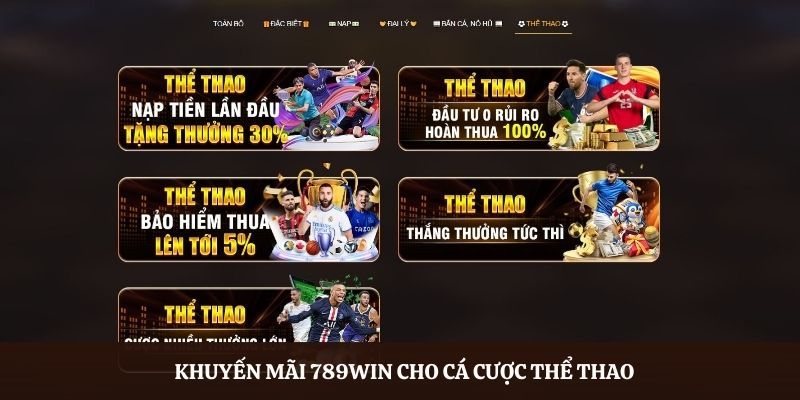 Khuyến Mãi Thể Thao 789win